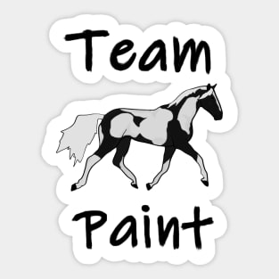 Team Paint Horse Sticker